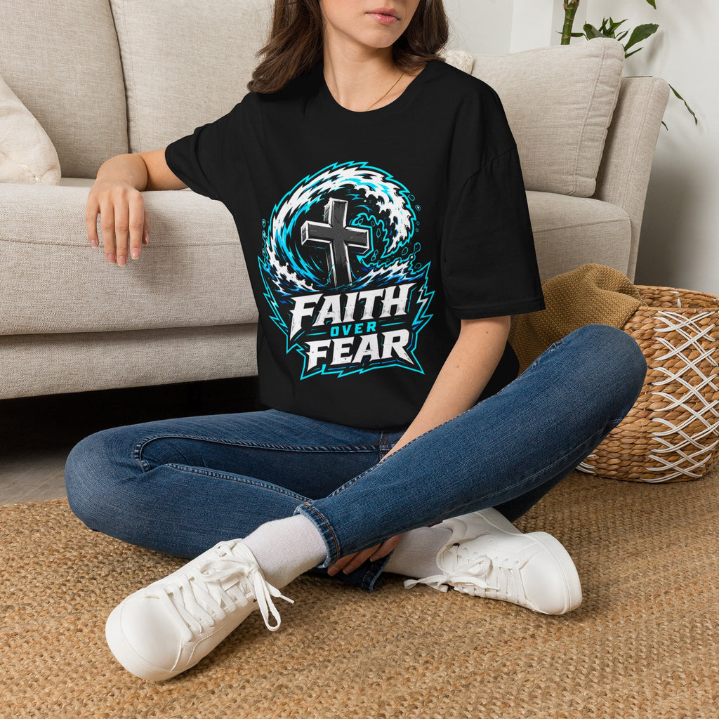 Faith Over Fear Wave T-Shirt