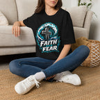 Faith Over Fear Wave T-Shirt