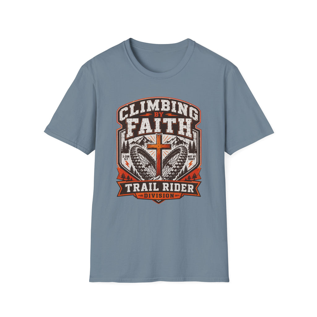 Climbing by Faith T-Shirt