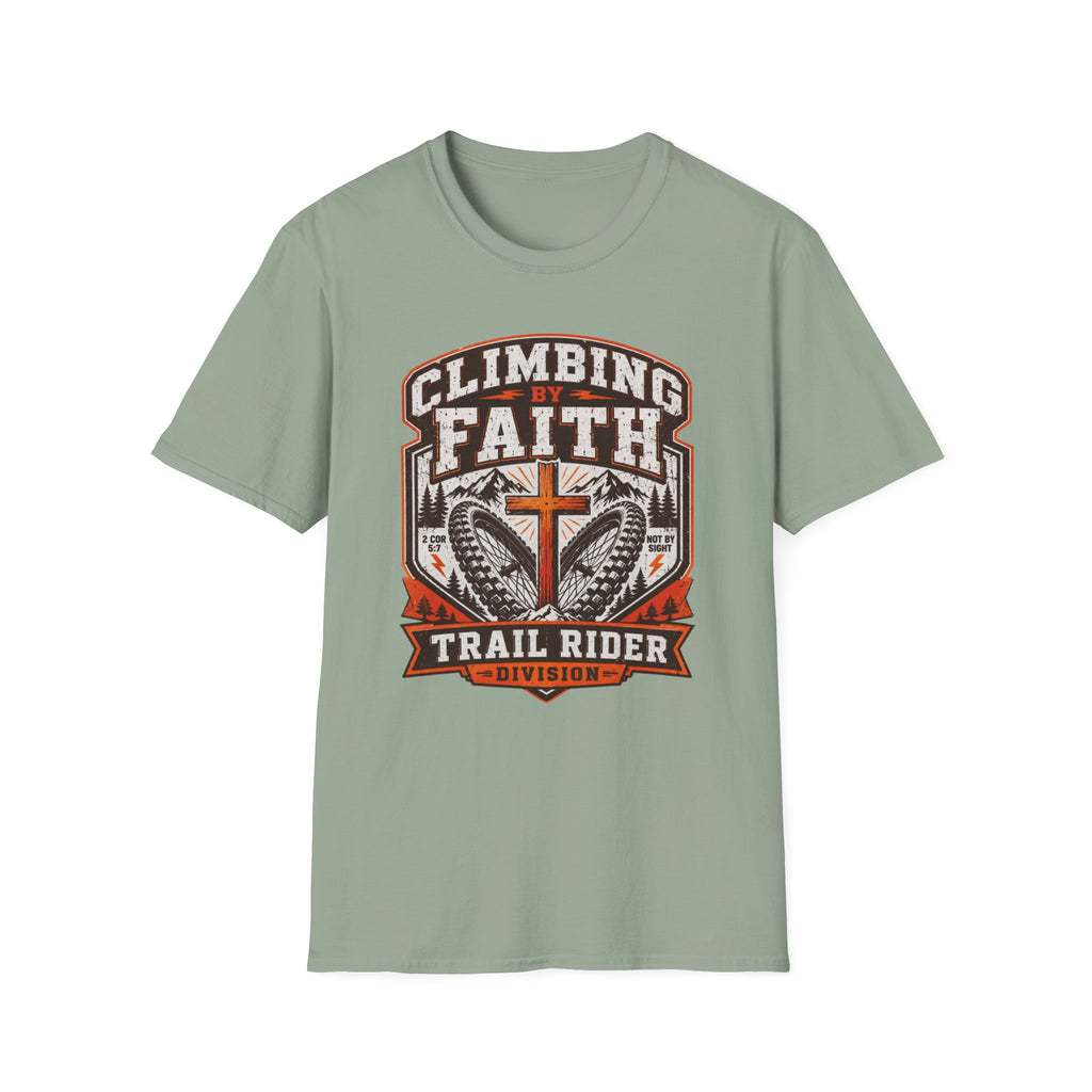 Climbing by Faith T-Shirt
