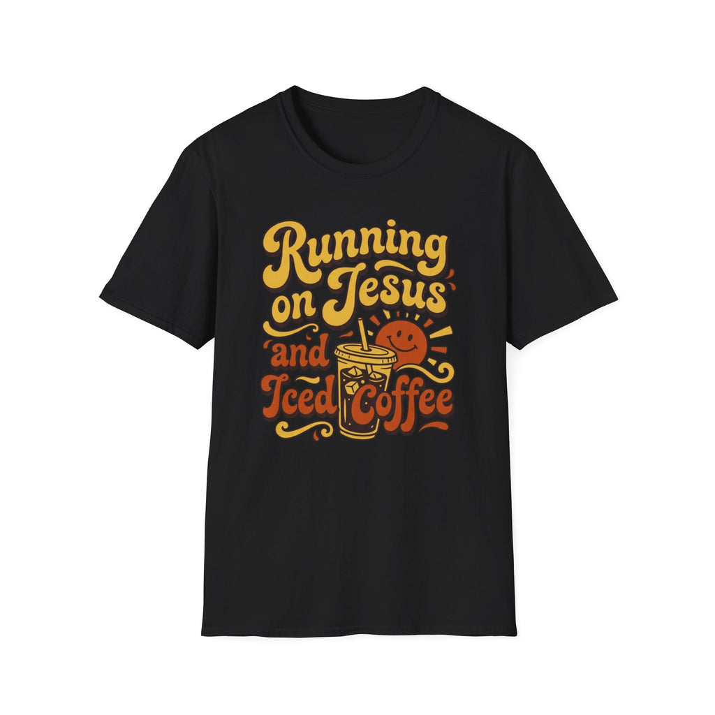 Running on Jesus and Coffee T-Shirt