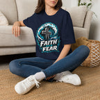 Faith Over Fear Wave T-Shirt
