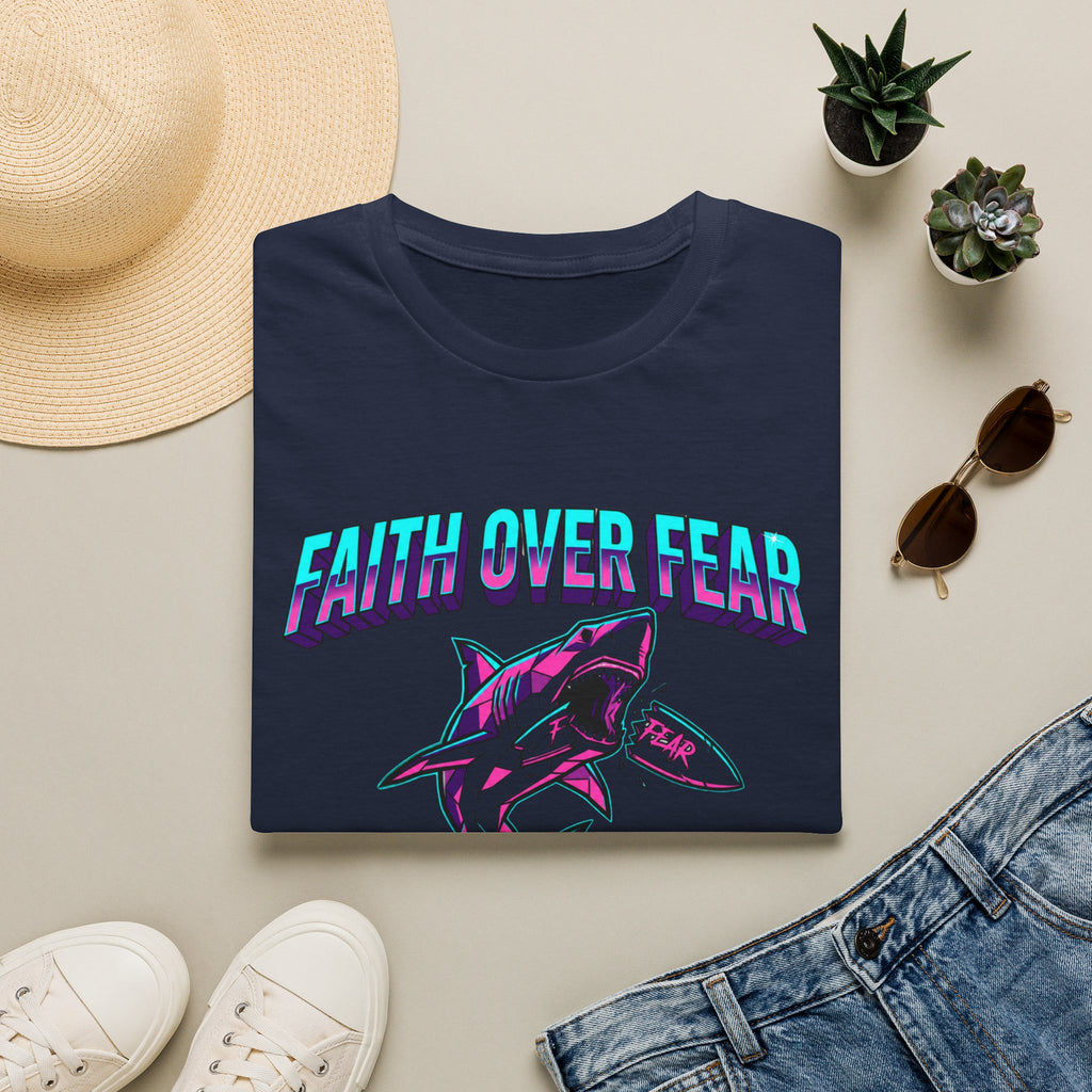 Faith Over Fear Shark T-Shirt