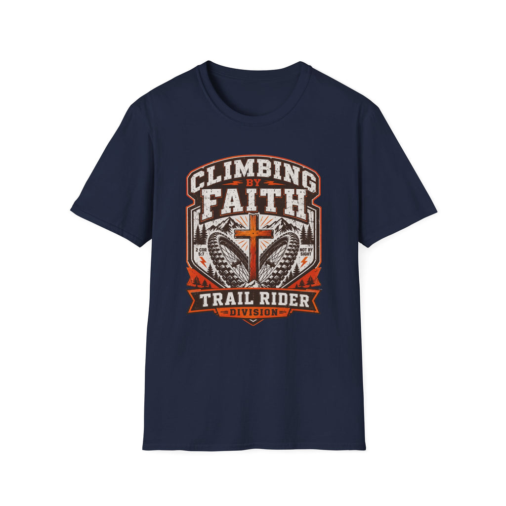 Climbing by Faith T-Shirt