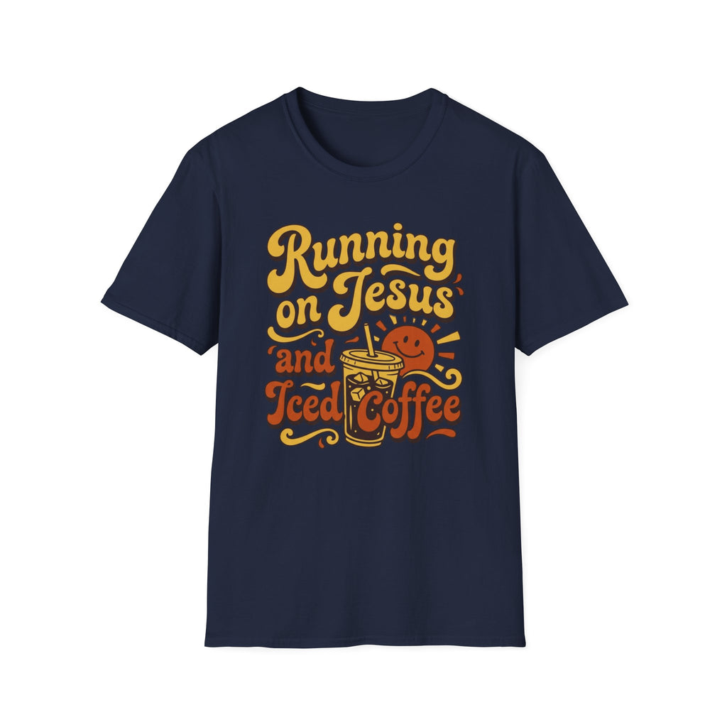 Running on Jesus and Coffee T-Shirt