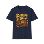 Running on Jesus and Coffee T-Shirt