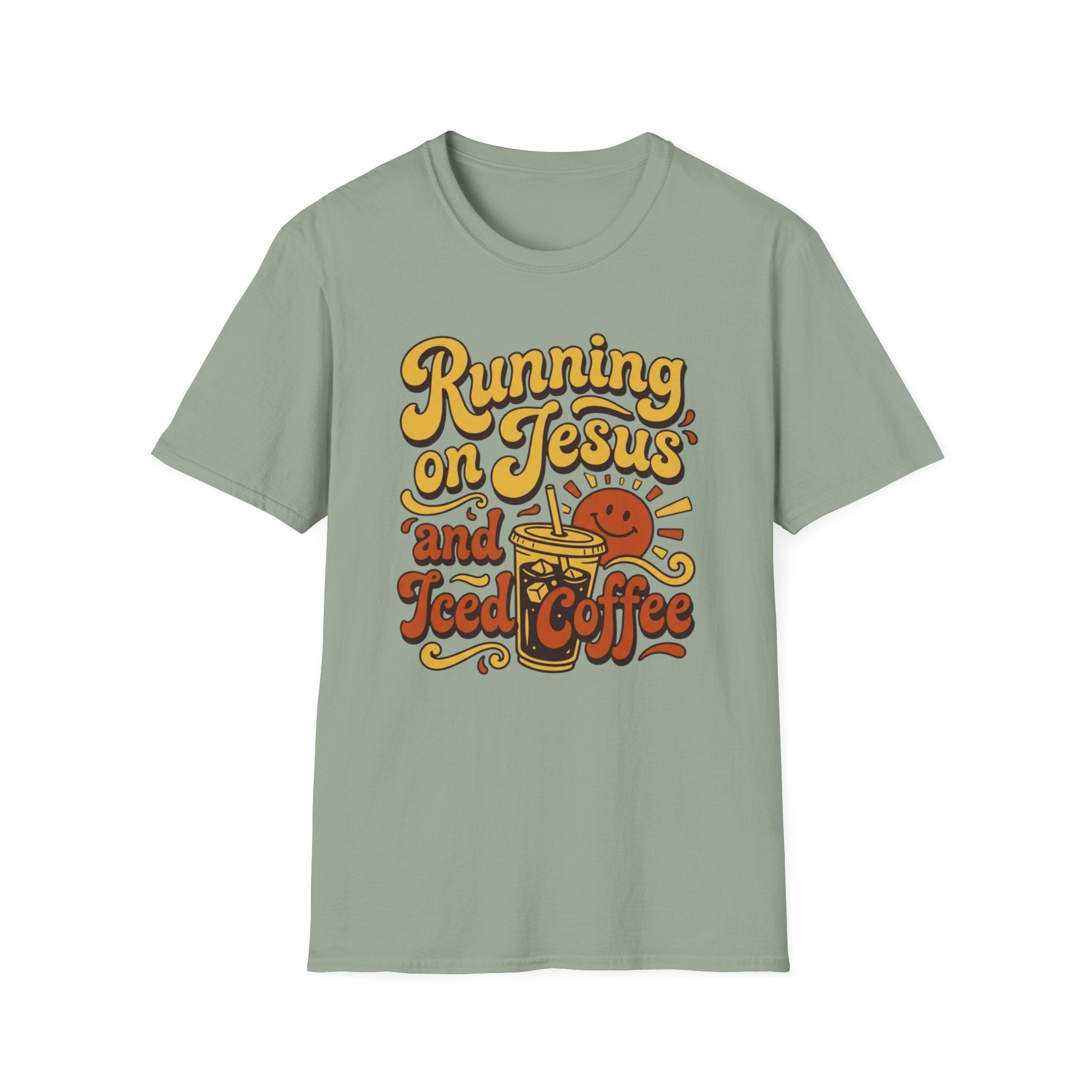 Running on Jesus and Coffee T-Shirt