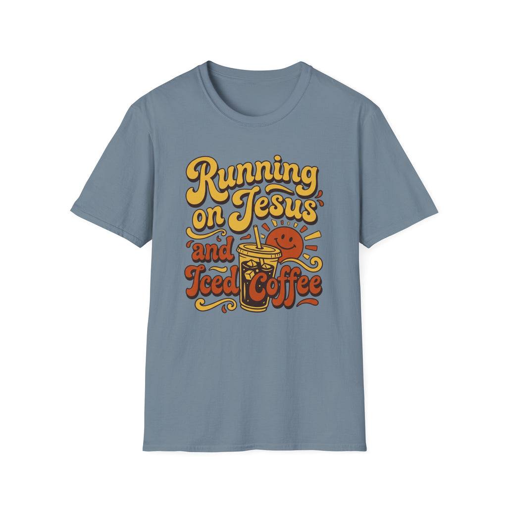Running on Jesus and Coffee T-Shirt