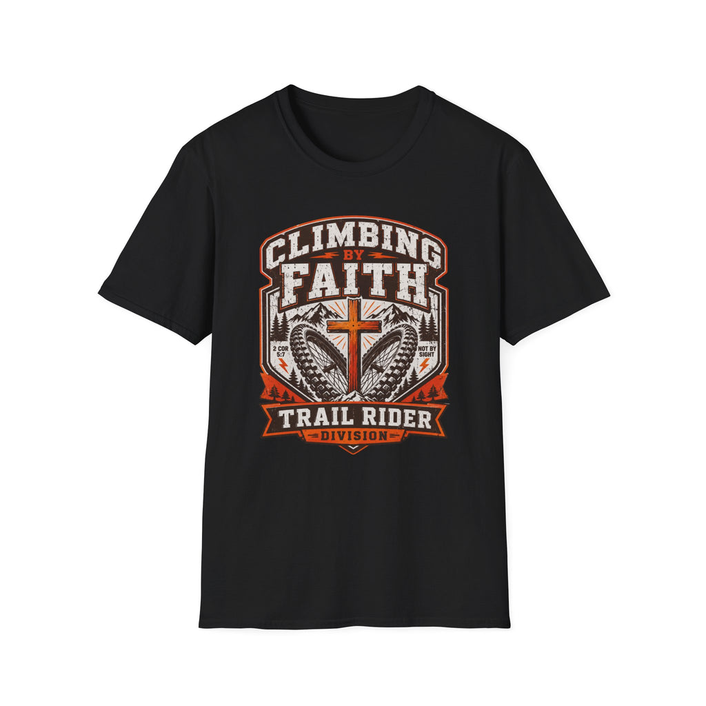 Climbing by Faith T-Shirt