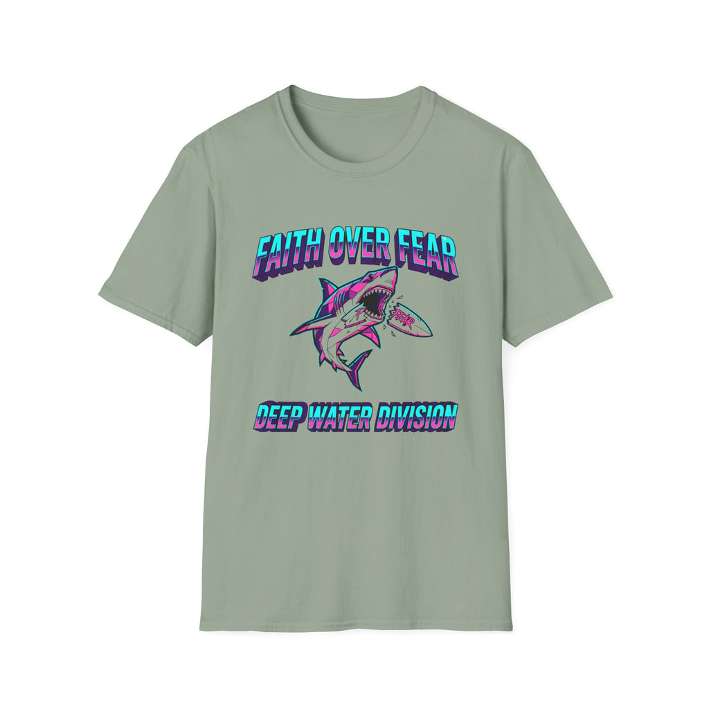 Faith Over Fear Shark T-Shirt
