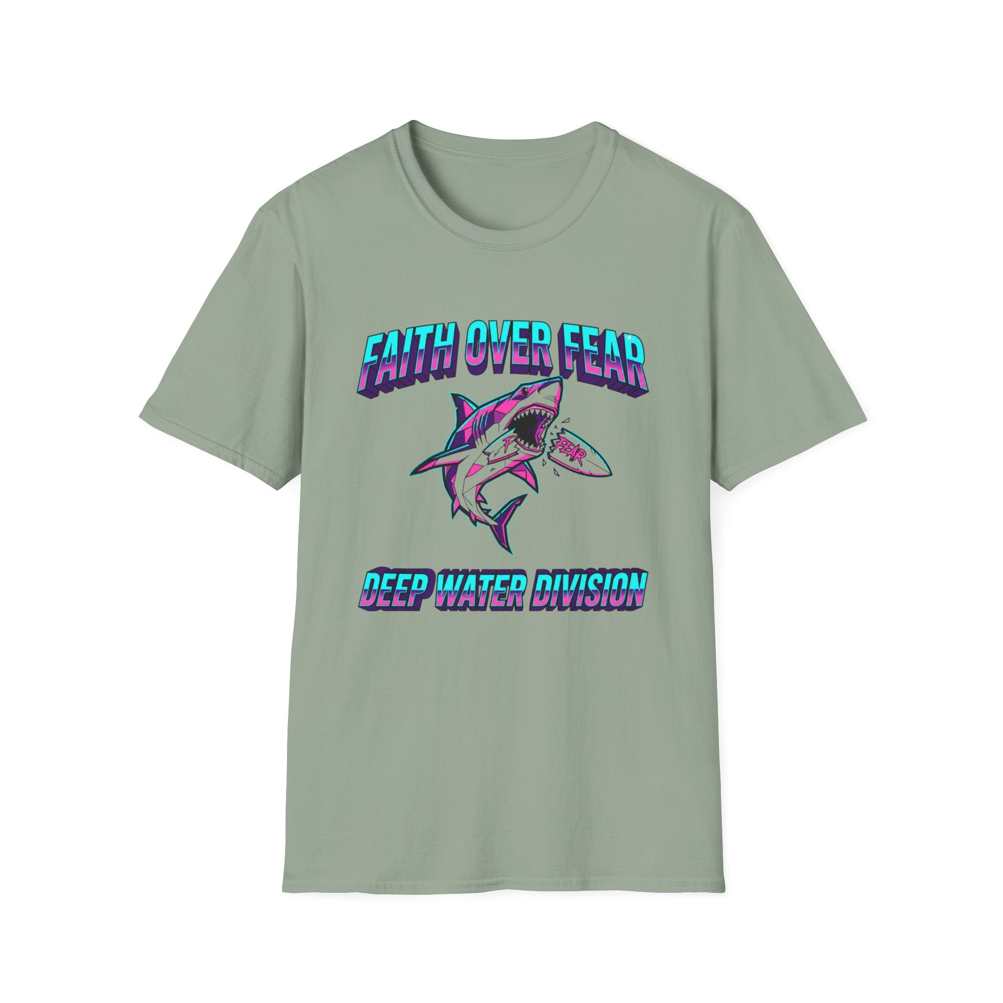Faith Over Fear Shark T-Shirt